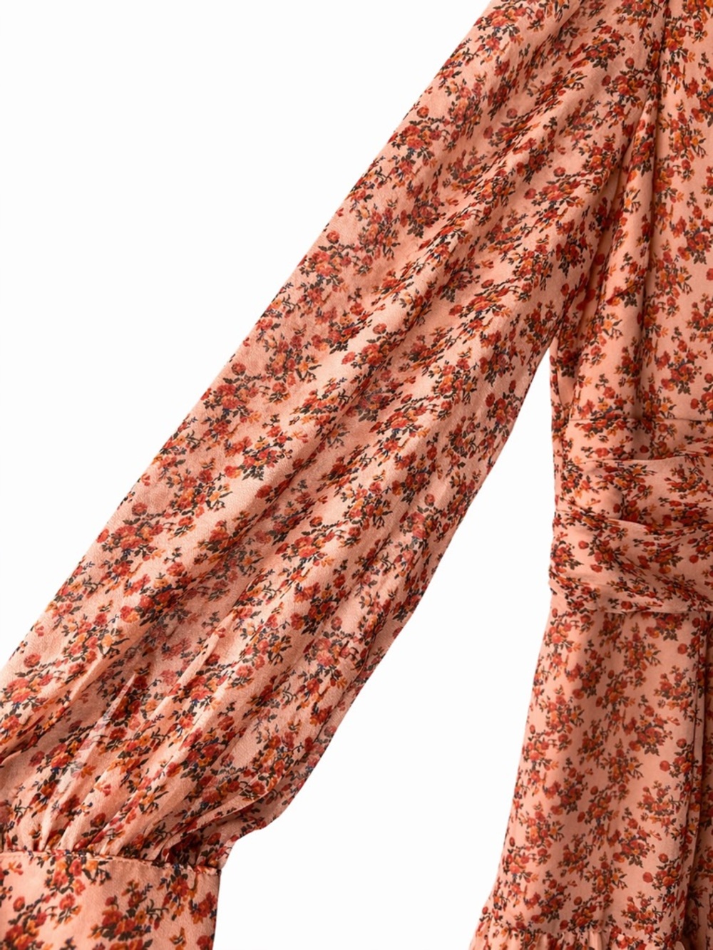 Nordstrom-Bardot Lainey Floral Long Tiered Chiffon Maxi Dress - Picture 6 of 16